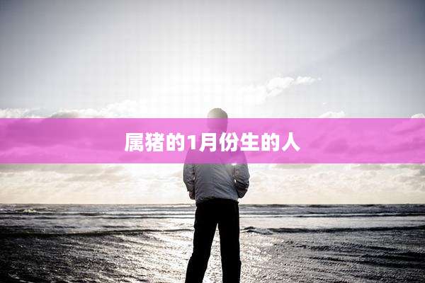属猪的1月份生的人