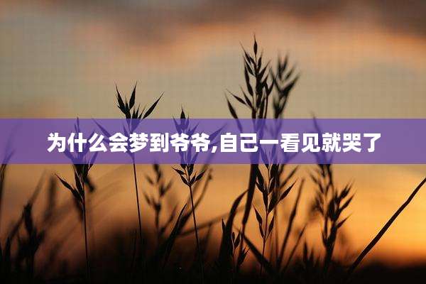 为什么会梦到爷爷,自己一看见就哭了
