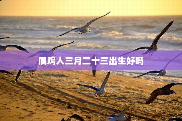 属鸡人三月二十三出生好吗