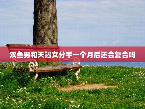 双鱼男和天蝎女分手一个月后还会复合吗