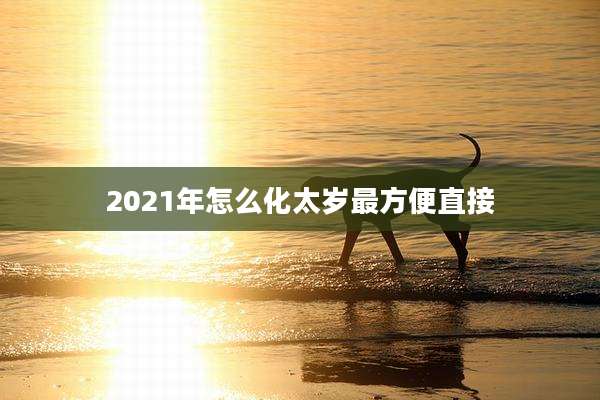 2021年怎么化太岁最方便直接