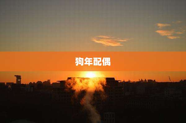 狗年配偶