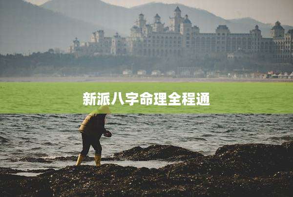 新派八字命理全程通