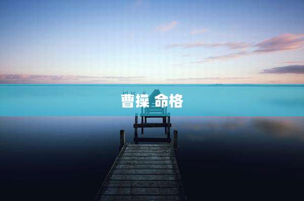曹操 命格