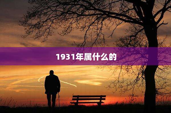 1931年属什么的