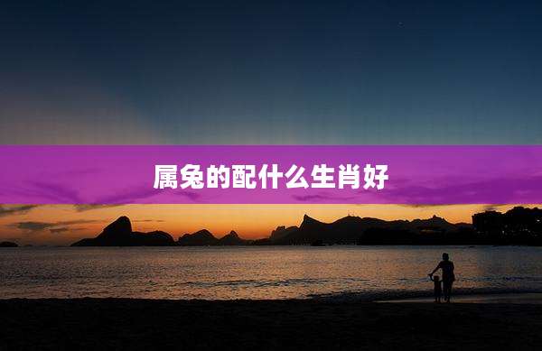属兔的配什么生肖好