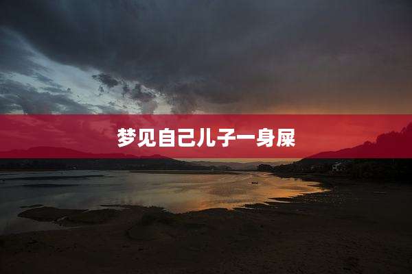 梦见自己儿子一身屎