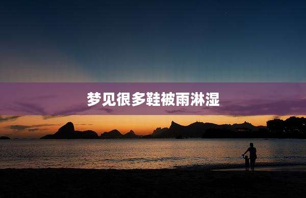 梦见很多鞋被雨淋湿