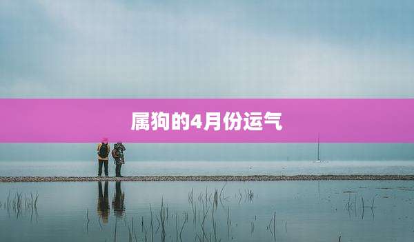 属狗的4月份运气