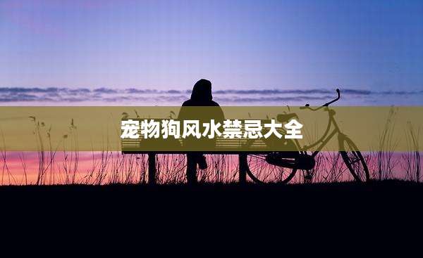 宠物狗风水禁忌大全