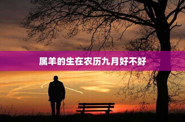 属羊的生在农历九月好不好