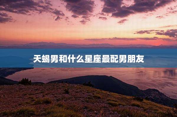 天蝎男和什么星座最配男朋友