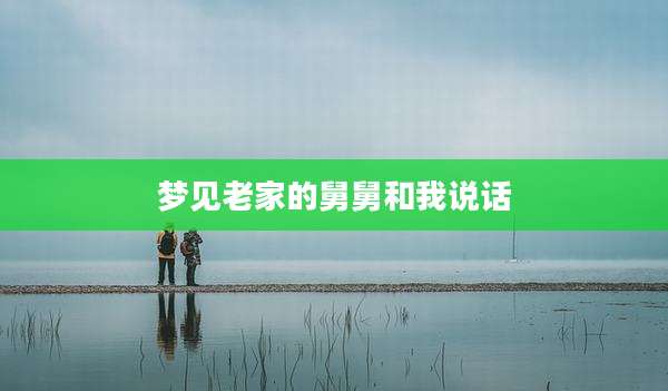 梦见老家的舅舅和我说话