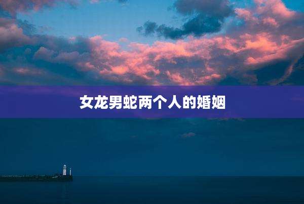 女龙男蛇两个人的婚姻