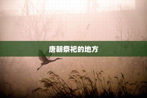 唐朝祭祀的地方