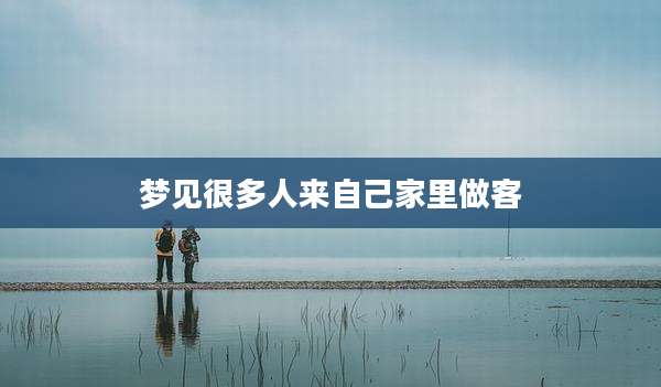 梦见很多人来自己家里做客