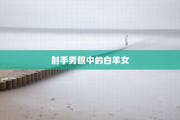 射手男眼中的白羊女