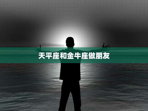 天平座和金牛座做朋友