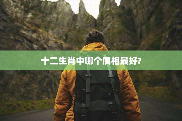 十二生肖中哪个属相最好?