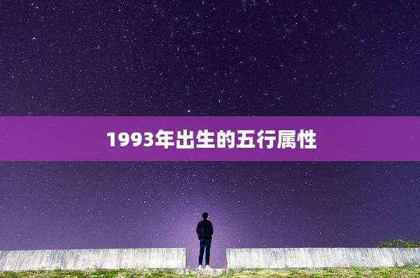1993年出生的五行属性