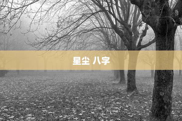 星尘 八字