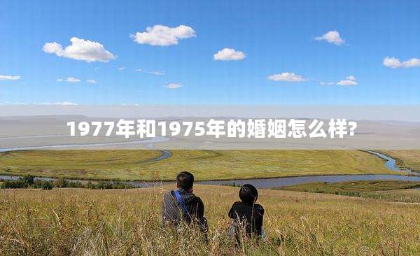 1977年和1975年的婚姻怎么样?