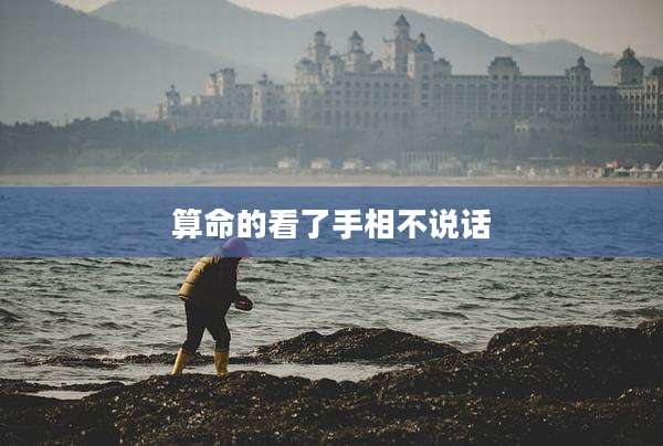 算命的看了手相不说话