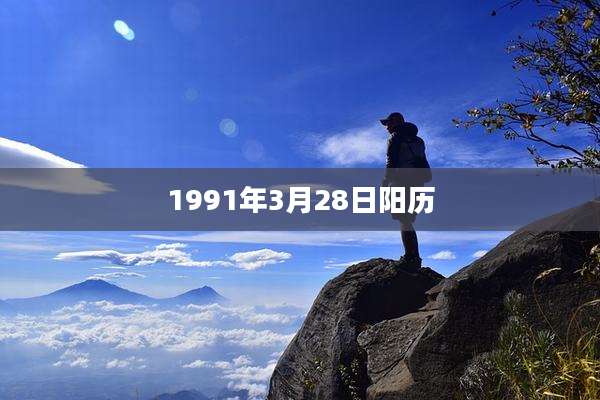 1991年3月28日阳历