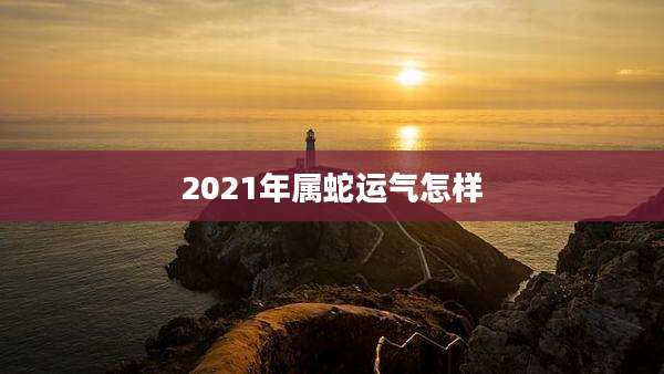 2021年属蛇运气怎样