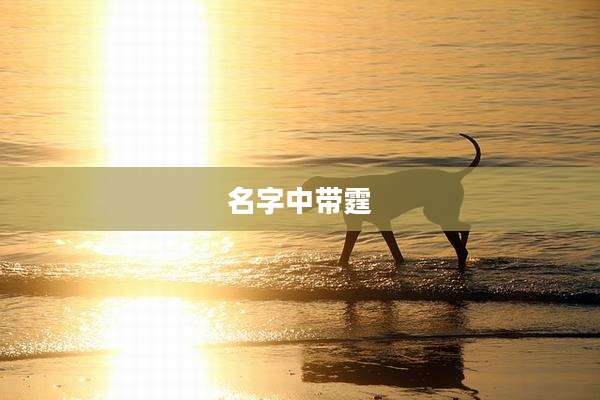 名字中带霆