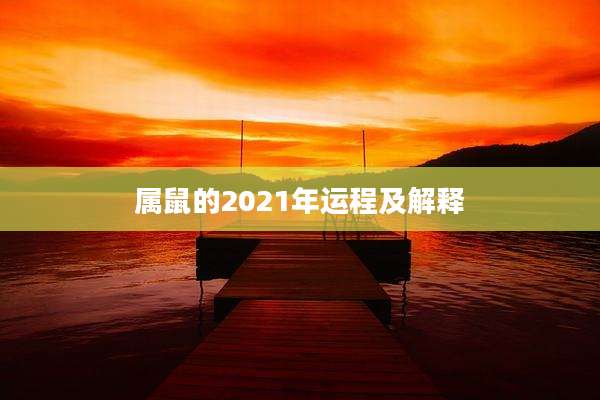 属鼠的2021年运程及解释