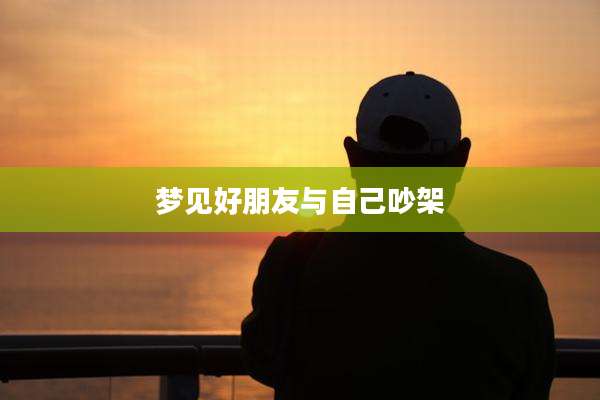 梦见好朋友与自己吵架