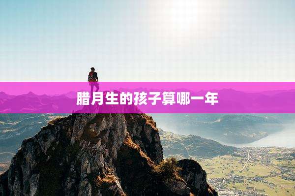 腊月生的孩子算哪一年