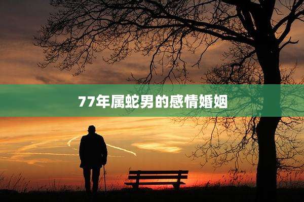 77年属蛇男的感情婚姻