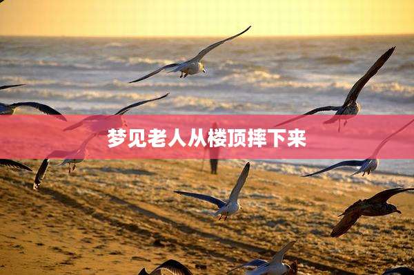 梦见老人从楼顶摔下来