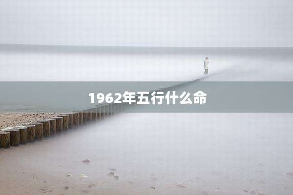 1962年五行什么命