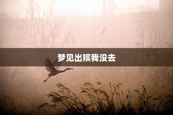 梦见出殡我没去