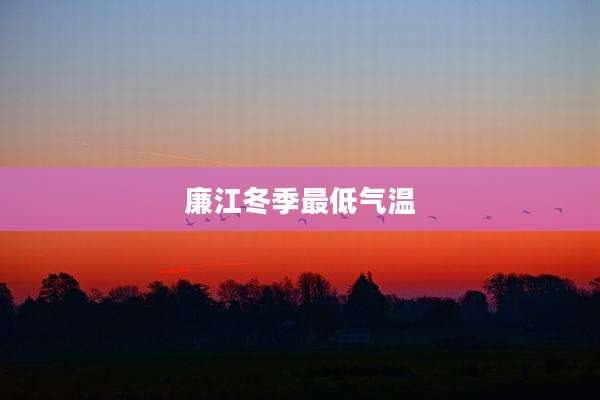 廉江冬季最低气温