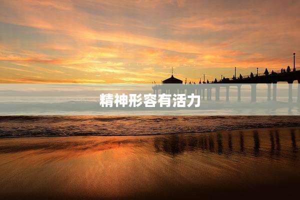 精神形容有活力