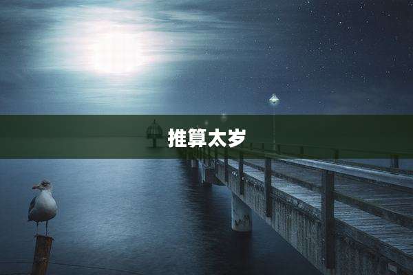 推算太岁