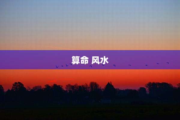 算命 风水
