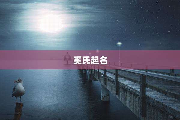 奚氏起名