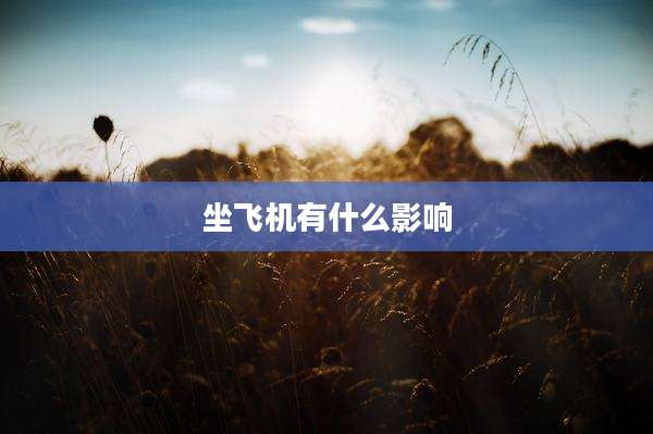 坐飞机有什么影响