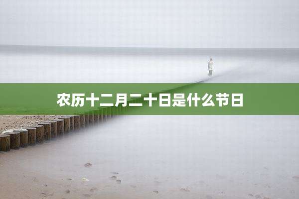农历十二月二十日是什么节日