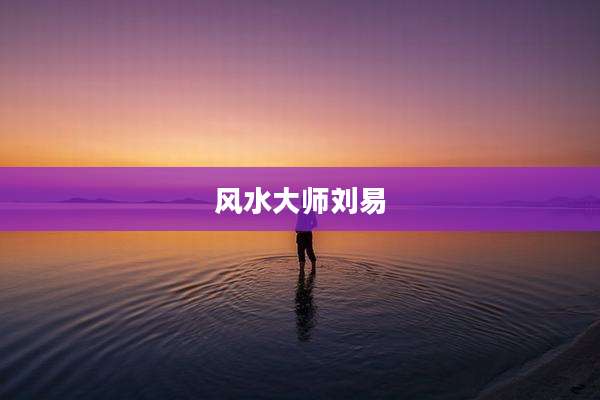 风水大师刘易