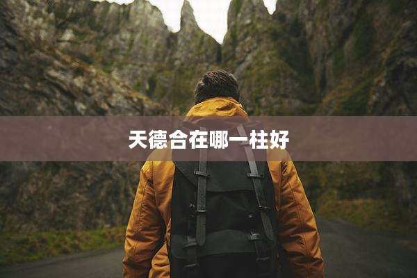 天德合在哪一柱好