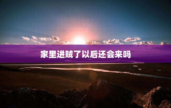 家里进贼了以后还会来吗