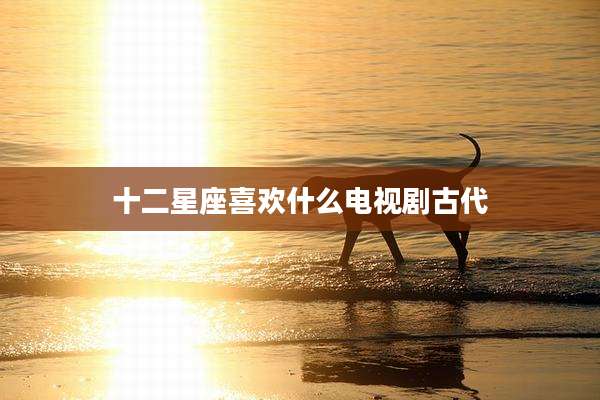 十二星座喜欢什么电视剧古代