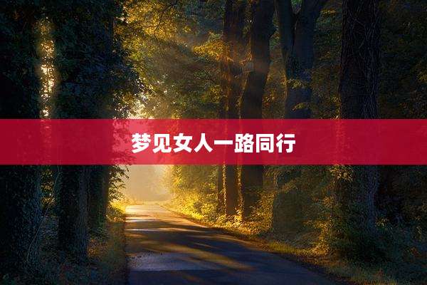 梦见女人一路同行