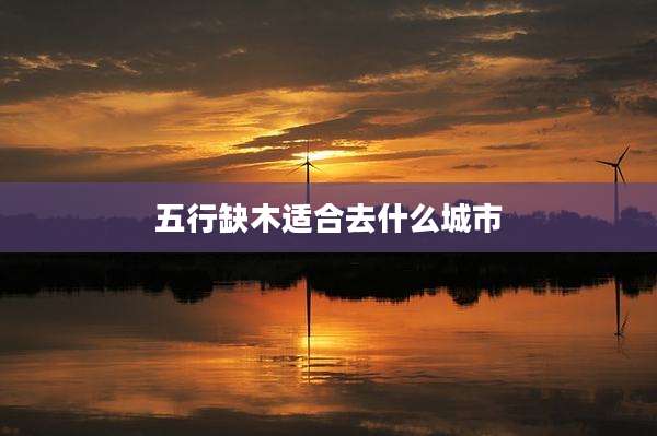 五行缺木适合去什么城市